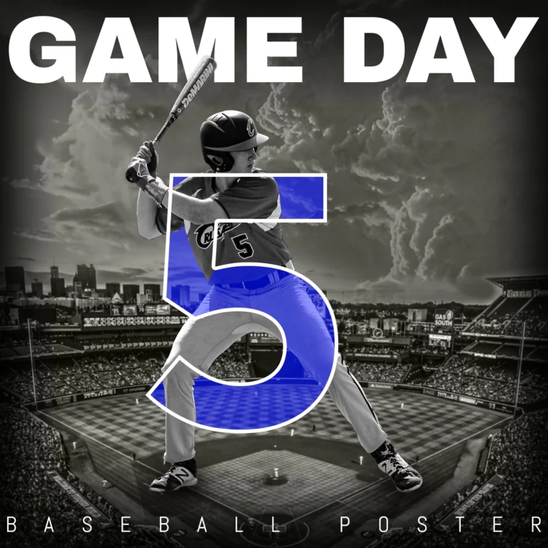 baseball poster design