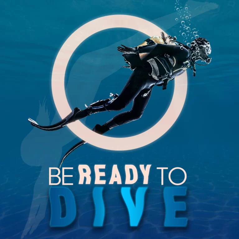 scuba diving poster design