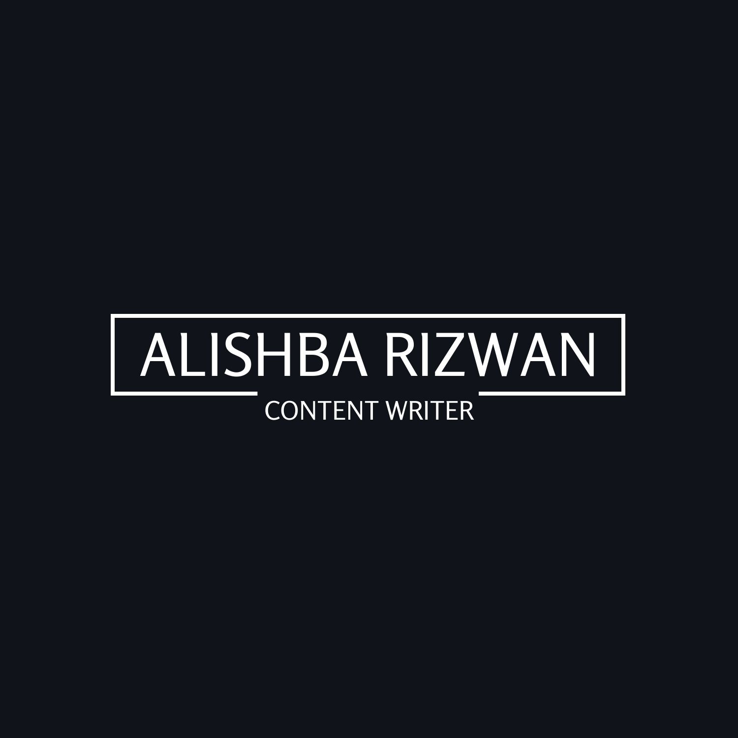 ALISHBA RIZWAN